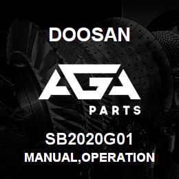 SB2020G01 Doosan MANUAL,OPERATION | AGA Parts