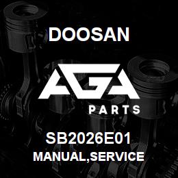SB2026E01 Doosan MANUAL,SERVICE | AGA Parts