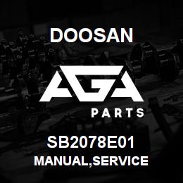 SB2078E01 Doosan MANUAL,SERVICE | AGA Parts