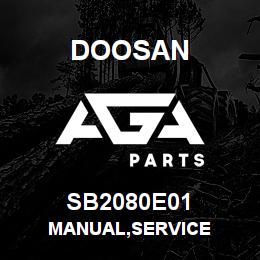 SB2080E01 Doosan MANUAL,SERVICE | AGA Parts