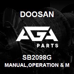 SB2098G Doosan MANUAL,OPERATION & MAINTENANCE,OLD | AGA Parts