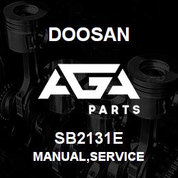 SB2131E Doosan MANUAL,SERVICE | AGA Parts