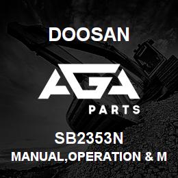 SB2353N Doosan MANUAL,OPERATION & MAINTENANCE | AGA Parts