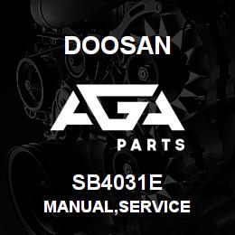 SB4031E Doosan MANUAL,SERVICE | AGA Parts