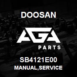 SB4121E00 Doosan MANUAL,SERVICE | AGA Parts