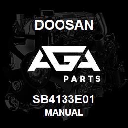 SB4133E01 Doosan MANUAL | AGA Parts