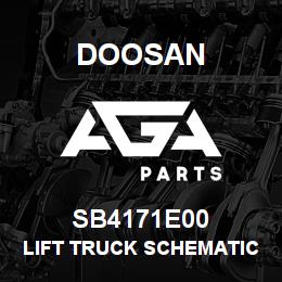 SB4171E00 Doosan LIFT TRUCK SCHEMATIC TIER-2 | AGA Parts