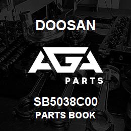 SB5038C00 Doosan PARTS BOOK | AGA Parts