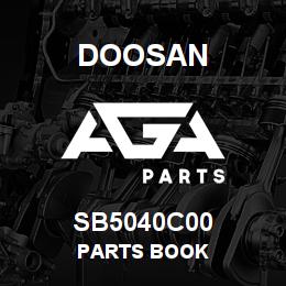 SB5040C00 Doosan PARTS BOOK | AGA Parts