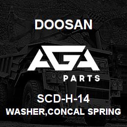 SCD-H-14 Doosan WASHER,CONCAL SPRING | AGA Parts