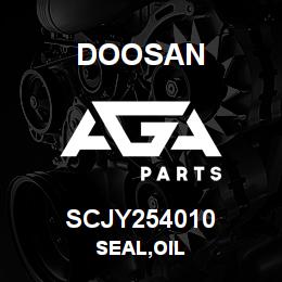 SCJY254010 Doosan SEAL,OIL | AGA Parts