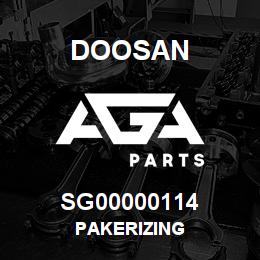 SG00000114 Doosan PAKERIZING | AGA Parts