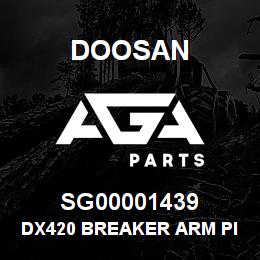 SG00001439 Doosan DX420 BREAKER ARM PIPE ALL SE | AGA Parts