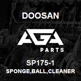 SP175-1 Doosan SPONGE,BALL,CLEANER | AGA Parts