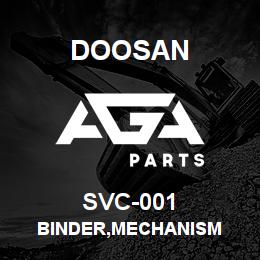 SVC-001 Doosan BINDER,MECHANISM | AGA Parts