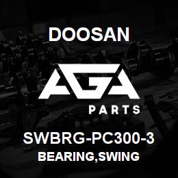 SWBRG-PC300-3 Doosan BEARING,SWING | AGA Parts