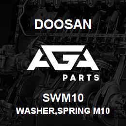 SWM10 Doosan WASHER,SPRING M10 | AGA Parts