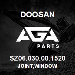 SZ06.030.00.1520 Doosan JOINT,WINDOW | AGA Parts