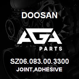 SZ06.083.00.3300 Doosan JOINT,ADHESIVE | AGA Parts