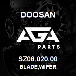 SZ08.020.00 Doosan BLADE,WIPER | AGA Parts