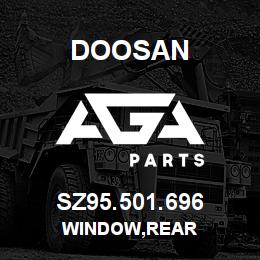 SZ95.501.696 Doosan WINDOW,REAR | AGA Parts
