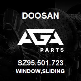 SZ95.501.723 Doosan WINDOW,SLIDING | AGA Parts