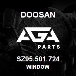 SZ95.501.724 Doosan WINDOW | AGA Parts