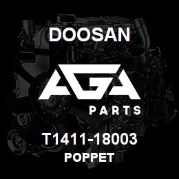 T1411-18003 Doosan POPPET | AGA Parts
