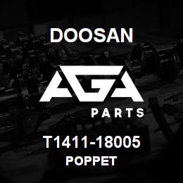 T1411-18005 Doosan POPPET | AGA Parts