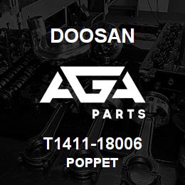 T1411-18006 Doosan POPPET | AGA Parts