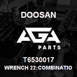 T6530017 Doosan WRENCH 22:COMBINATION | AGA Parts