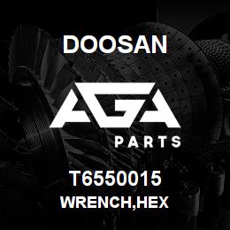 T6550015 Doosan WRENCH,HEX | AGA Parts