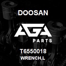 T6550018 Doosan WRENCH,L | AGA Parts