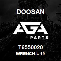 T6550020 Doosan WRENCH-L 19 | AGA Parts