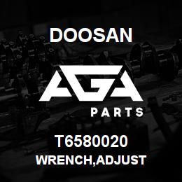 T6580020 Doosan WRENCH,ADJUST | AGA Parts