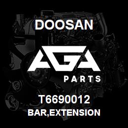 T6690012 Doosan BAR,EXTENSION | AGA Parts