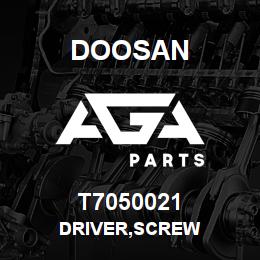T7050021 Doosan DRIVER,SCREW | AGA Parts