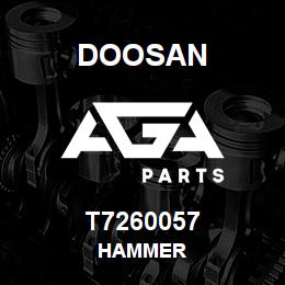 T7260057 Doosan HAMMER | AGA Parts