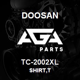 TC-2002XL Doosan SHIRT,T | AGA Parts