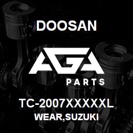 TC-2007XXXXXL Doosan WEAR,SUZUKI | AGA Parts