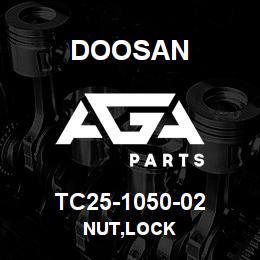 TC25-1050-02 Doosan NUT,LOCK | AGA Parts