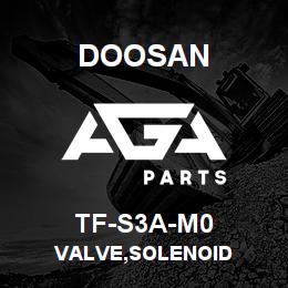 TF-S3A-M0 Doosan VALVE,SOLENOID | AGA Parts