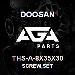 THS-A-8X35X30 Doosan SCREW,SET | AGA Parts