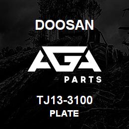 TJ13-3100 Doosan PLATE | AGA Parts