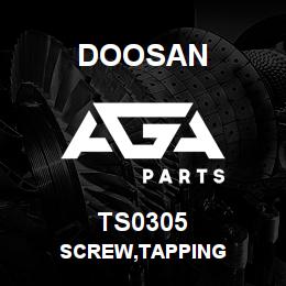 TS0305 Doosan SCREW,TAPPING | AGA Parts