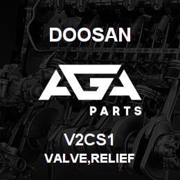 V2CS1 Doosan VALVE,RELIEF | AGA Parts