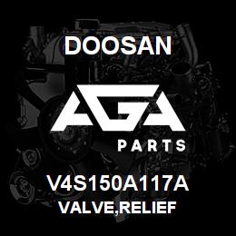 V4S150A117A Doosan VALVE,RELIEF | AGA Parts