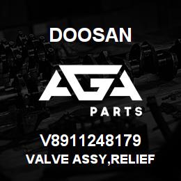 V8911248179 Doosan VALVE ASSY,RELIEF | AGA Parts