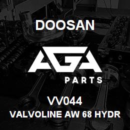 VV044 Doosan VALVOLINE AW 68 HYDRAULIC OIL | AGA Parts