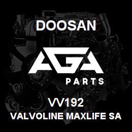 VV192 Doosan VALVOLINE MAXLIFE SAE 10W30 | AGA Parts